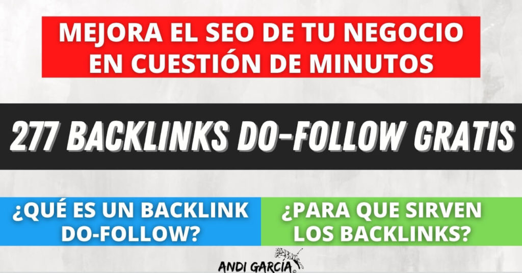 Backlinks dofollow gratis 2020